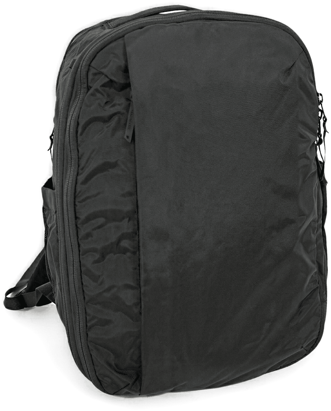 Almond Oak 25 + 5L Travel Backpack, front three-quarter view