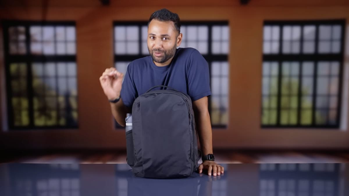 MrWhoseTheBoss with the Almond Oak backpack